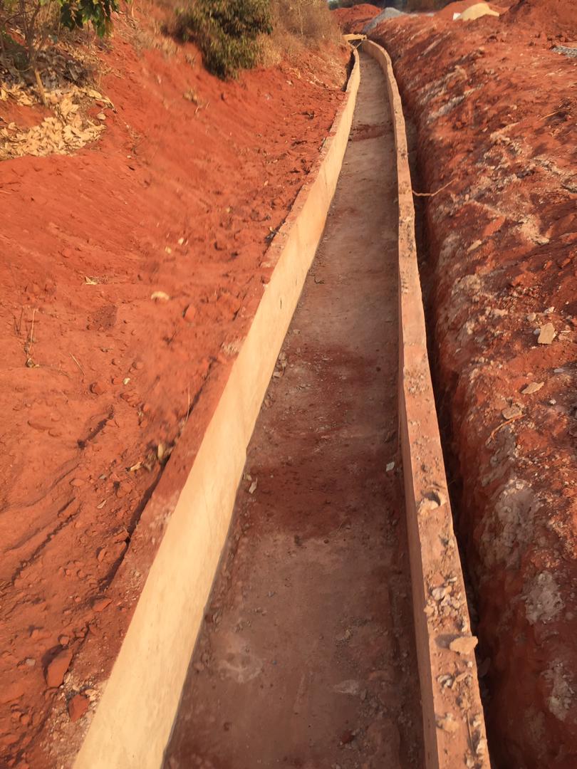 Concrete drainage and civil works construction project